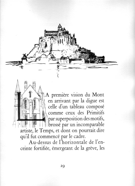 Le Mont Saint-Michel vu par un architecte