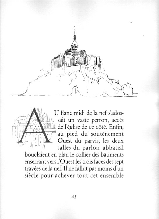 Le Mont Saint-Michel vu par un architecte