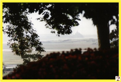 Vue sur le baie du Mont Saint Michel