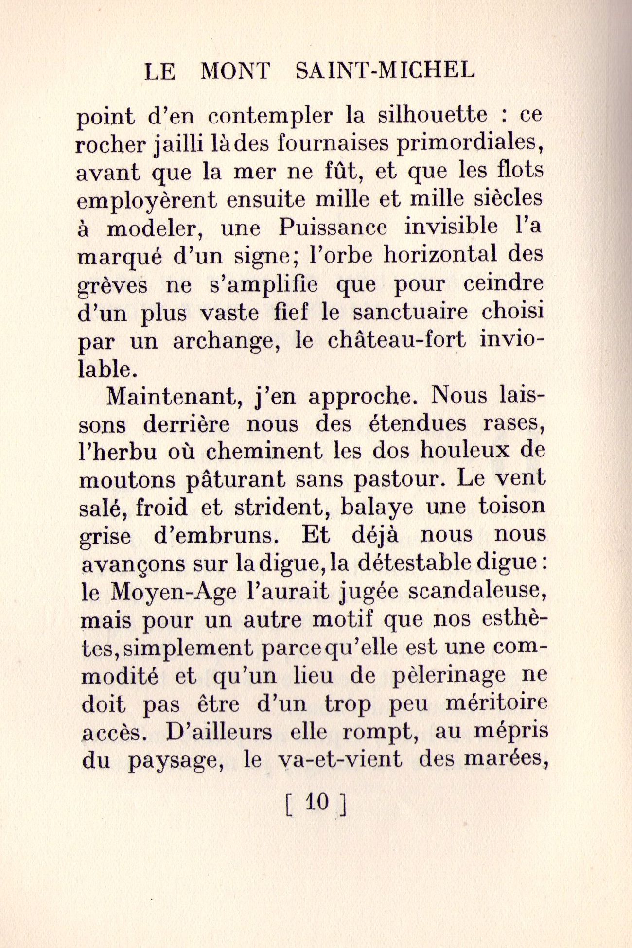 Le Mont Saint-Michel par Emile Baumann