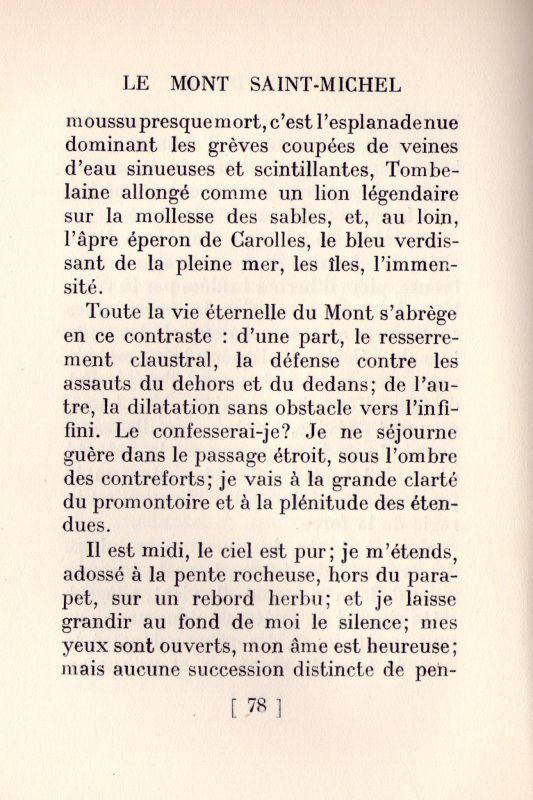 Le Mont Saint-Michel par Emile Baumann