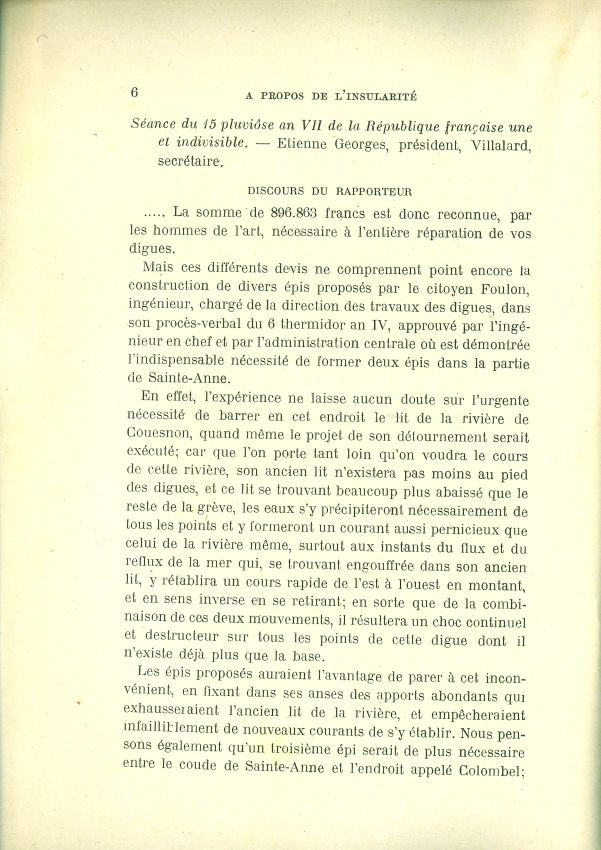 La question de l'insularit du Mont Saint-Michel