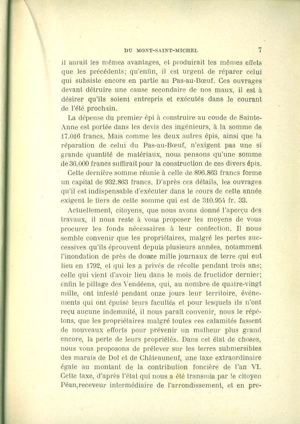 La question de l'insularit du Mont Saint-Michel