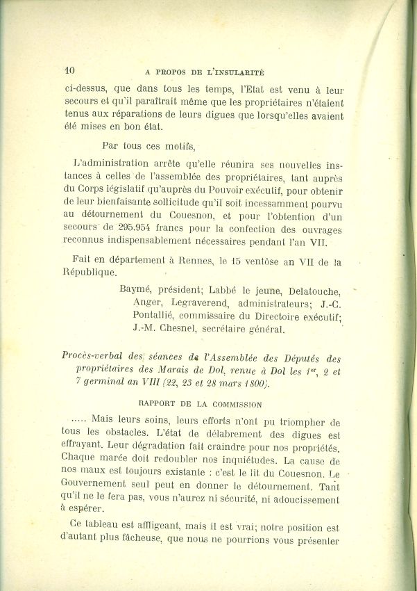 La question de l'insularit du Mont Saint-Michel