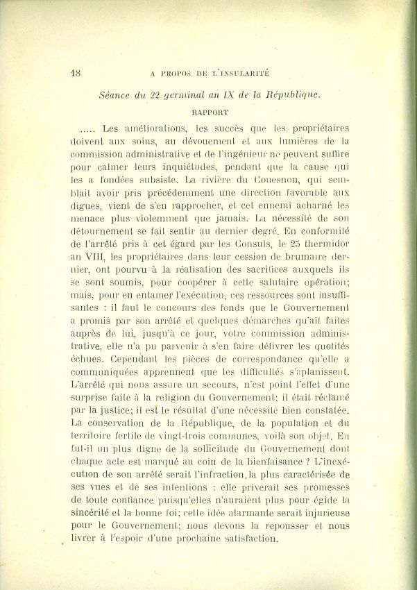 La question de l'insularit du Mont Saint-Michel