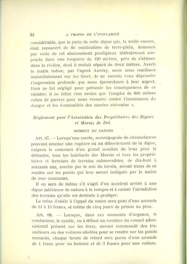 La question de l'insularit du Mont Saint-Michel