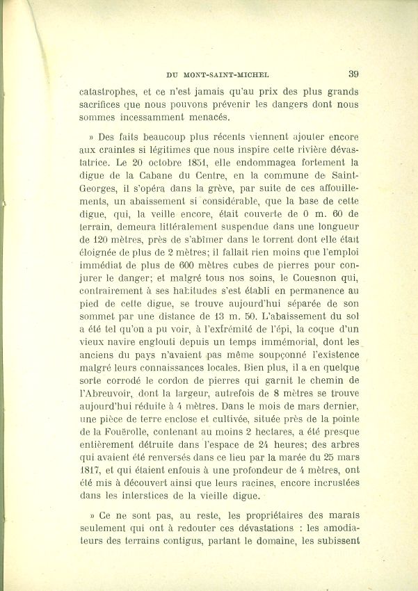 La question de l'insularit du Mont Saint-Michel