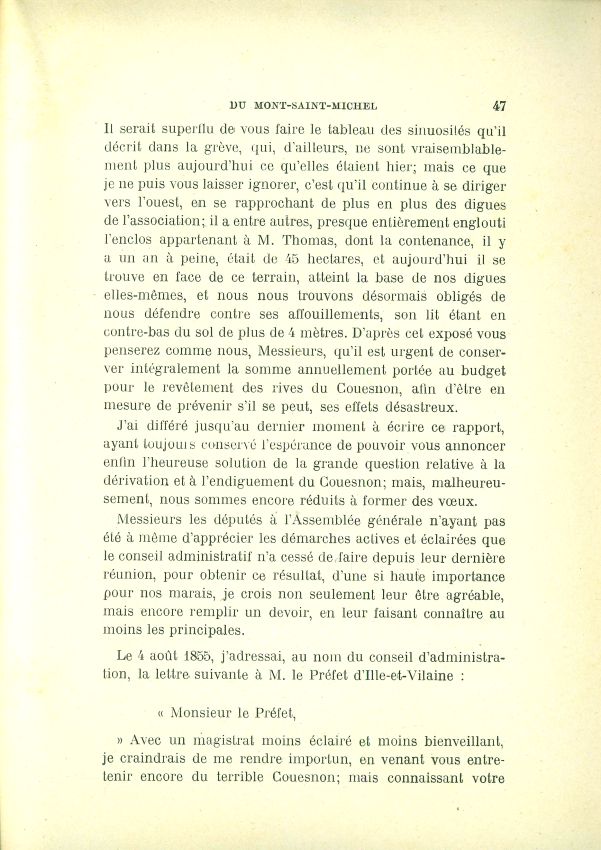 La question de l'insularit du Mont Saint-Michel