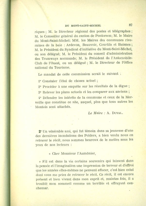 La question de l'insularit du Mont Saint-Michel