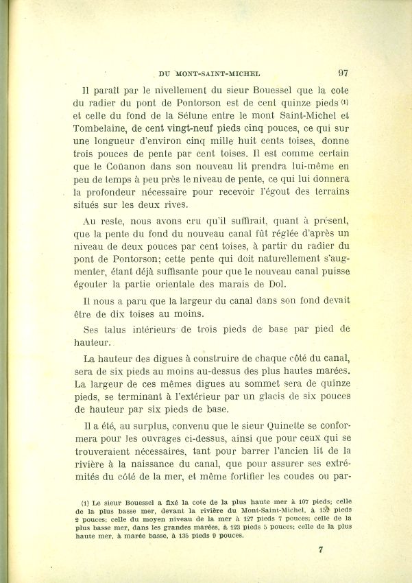 La question de l'insularit du Mont Saint-Michel