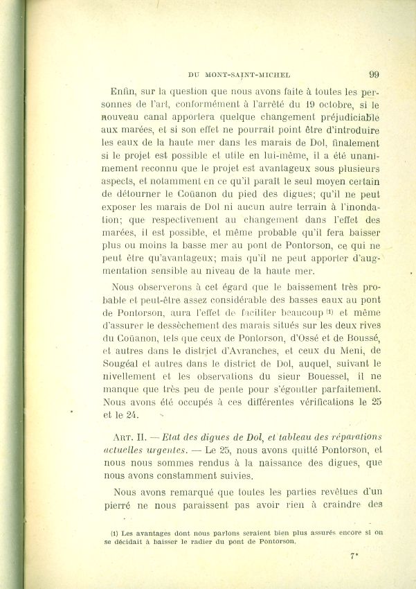 La question de l'insularit du Mont Saint-Michel