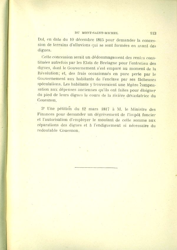 La question de l'insularit du Mont Saint-Michel