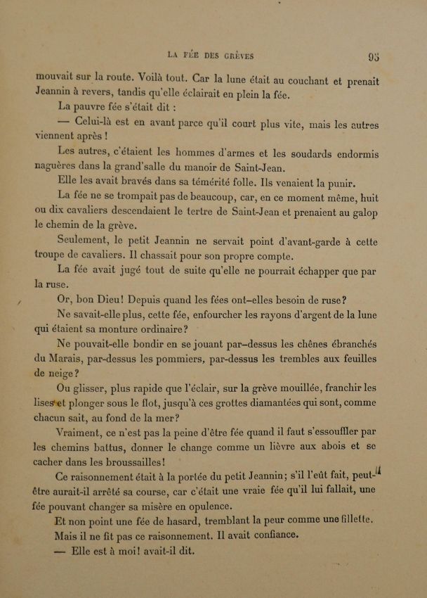 La Fée des Grèves de Paul Féval
