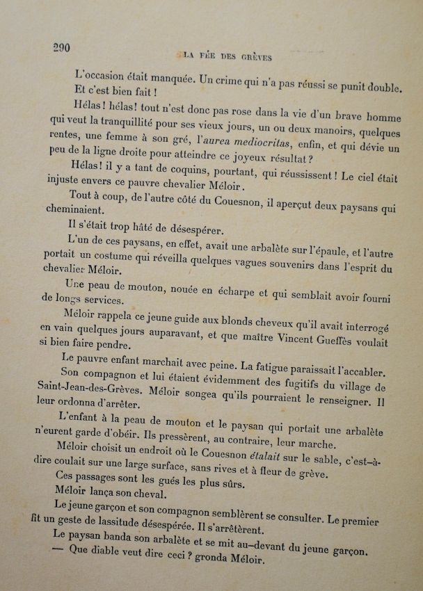 La Fée des Grèves de Paul Féval
