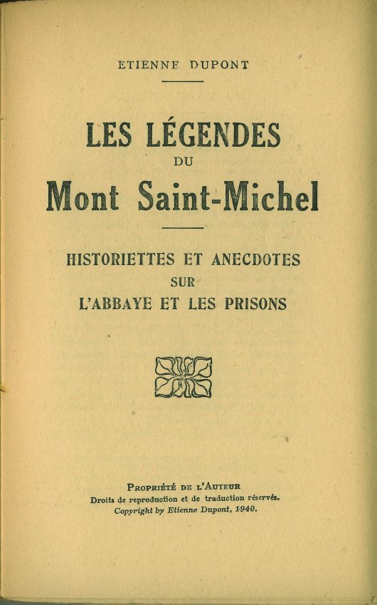 Les légendes du Mont Saint-Michel