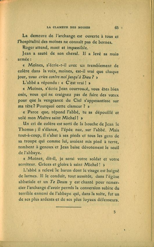 Les légendes du Mont Saint-Michel