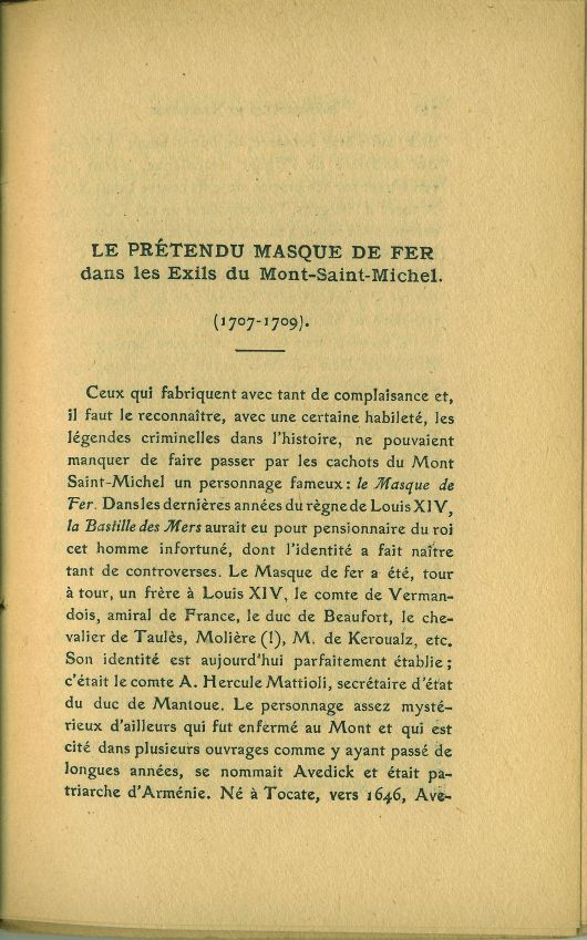 Les lgendes du Mont Saint-Michel