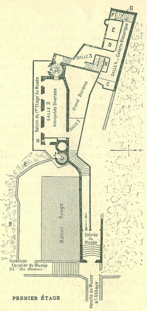 Plan du muse premier tage