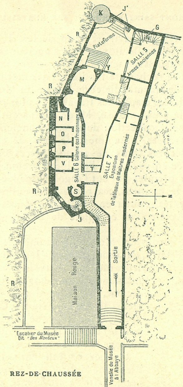 Plan du musée rez de chaussée