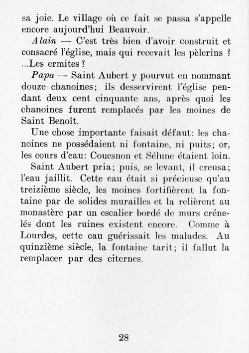 Le Mont Saint-Michel, un livre pour les croiss page 28