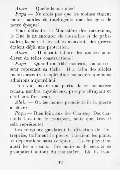 Le Mont Saint-Michel, un livre pour les croisés page 42