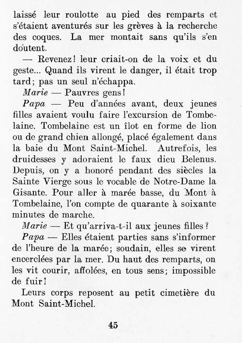 Le Mont Saint-Michel, un livre pour les croiss page 45