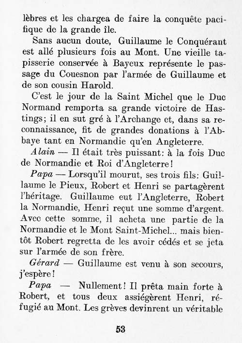 Le Mont Saint-Michel, un livre pour les croiss page 53