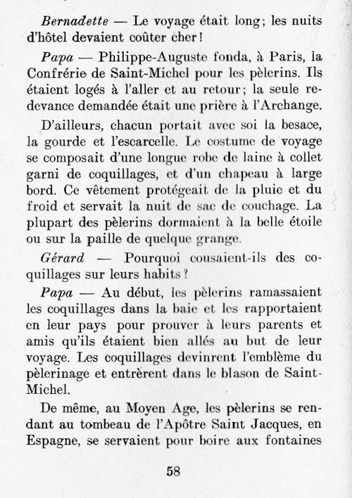 Le Mont Saint-Michel, un livre pour les croisés page 58