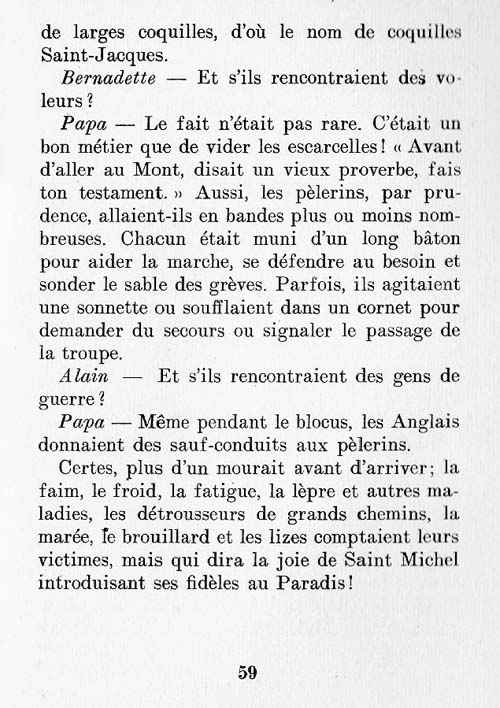Le Mont Saint-Michel, un livre pour les croiss page 59