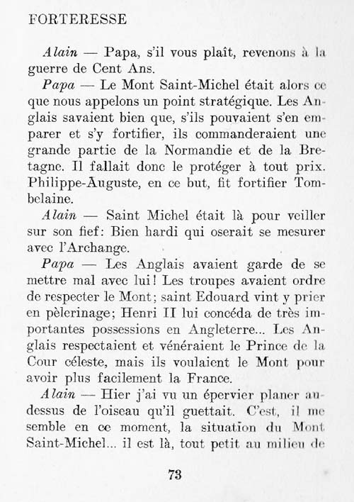 Le Mont Saint-Michel, un livre pour les croisés page 73