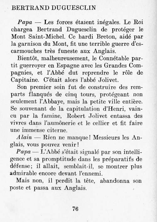 Le Mont Saint-Michel, un livre pour les croiss page 76