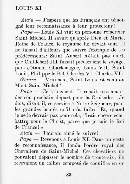 Le Mont Saint-Michel, un livre pour les croiss page 83