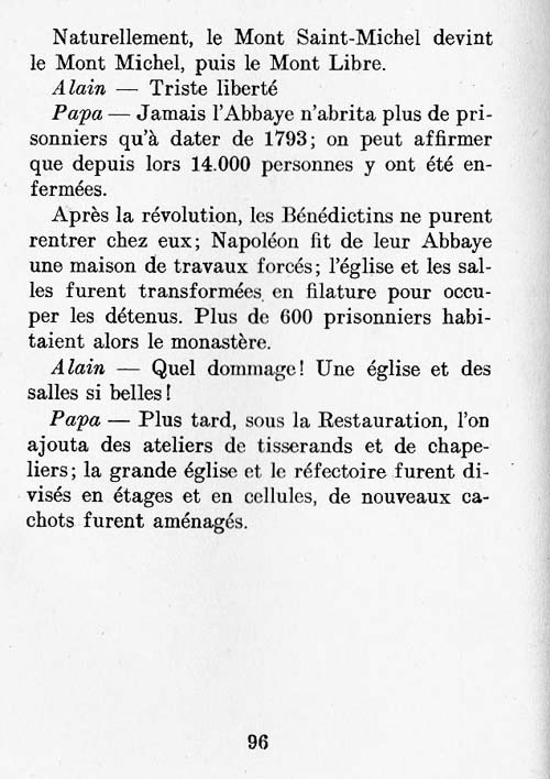 Le Mont Saint-Michel, un livre pour les croiss page 96