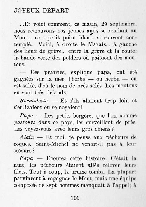 Le Mont Saint-Michel, un livre pour les croiss page 101