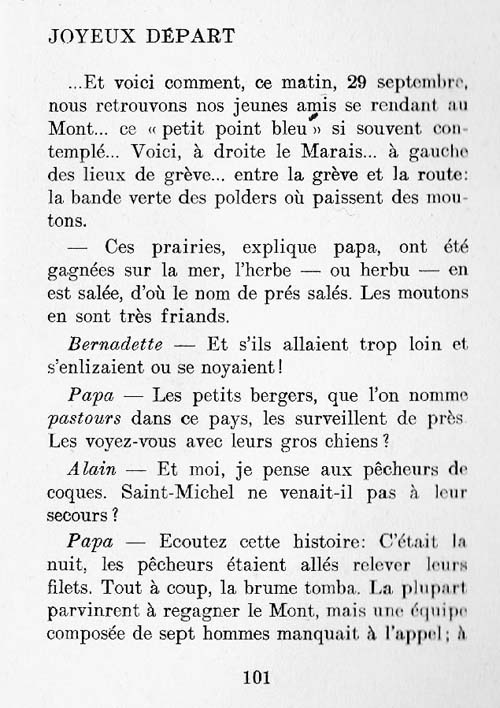 Le Mont Saint-Michel, un livre pour les croisés page 101