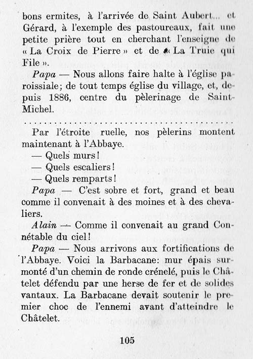 Le Mont Saint-Michel, un livre pour les croiss page 105
