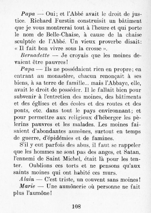Le Mont Saint-Michel, un livre pour les croiss page 108