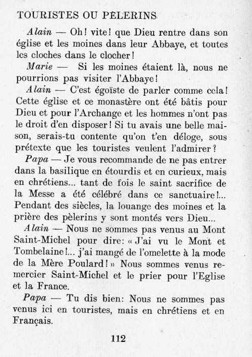 Le Mont Saint-Michel, un livre pour les croiss page 112