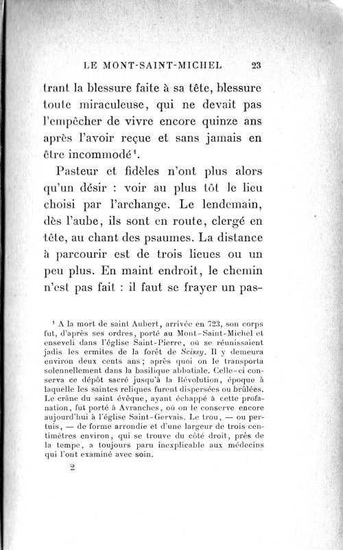 Page 17 A la mort de saint Aubert, en 723, son corps fut port au Mont-Saint-Michel
