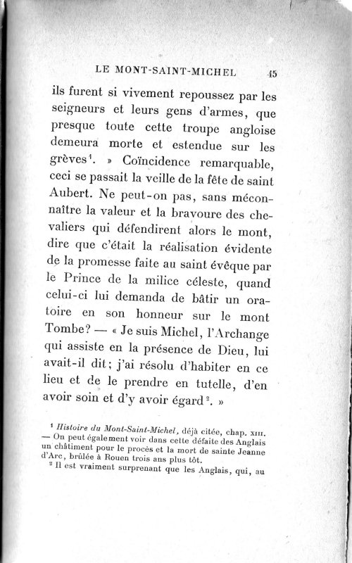 Page 37 la promesse faite au saint vque par le Prince de la milice cleste