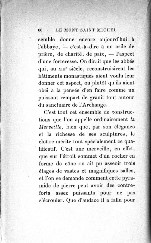 Page 51 C'est tout cet ensemble de constructions que l'on appelle la Merveille