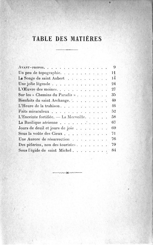 Page 77 TABLE DES MATIRES 