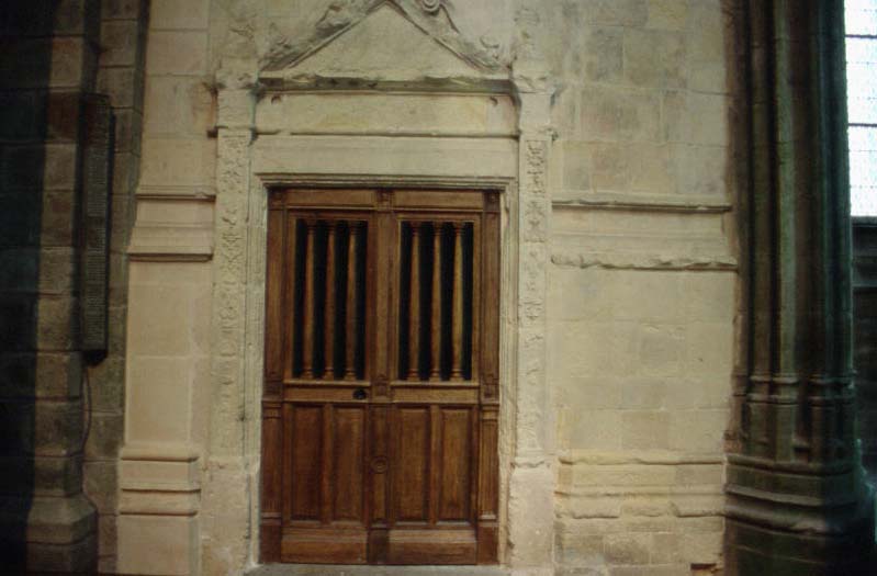 Cloture du choeur de l'abbatiale du Mont