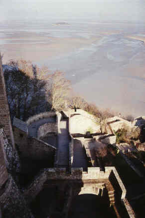 Défenses de l'entrée de l'abbaye du Mont Saint Michel