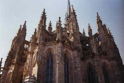 Chevet de l'glise abbatiale