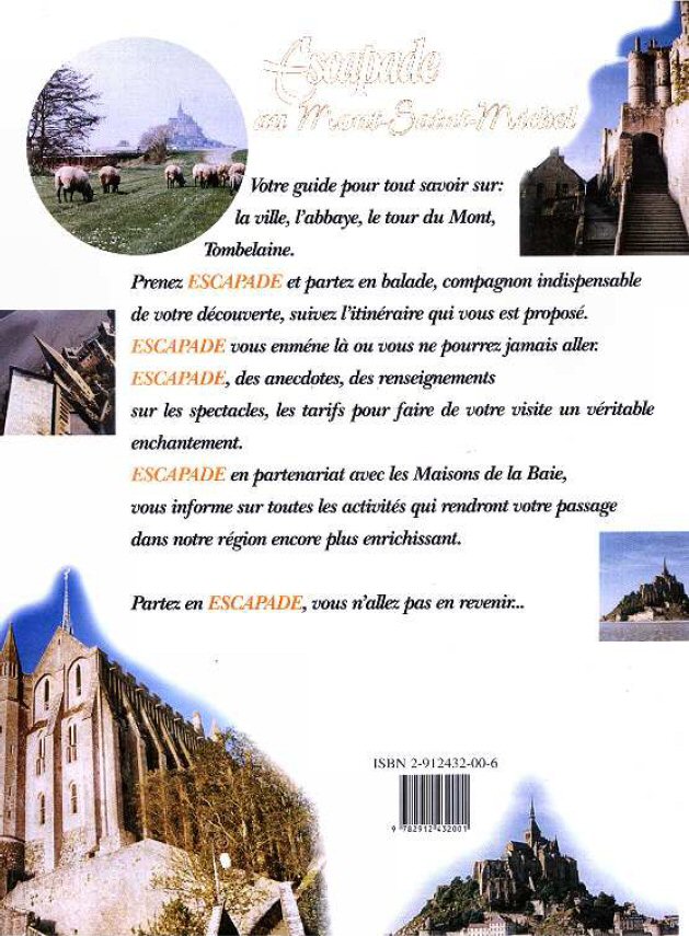 Quatri�me de couverture Escapade au Mont Saint Michel