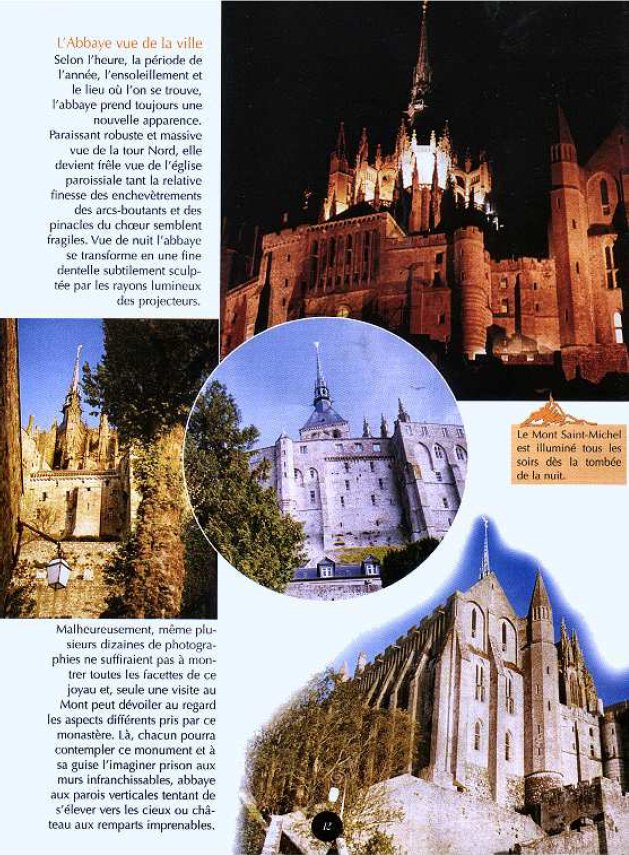 L'abbaye vue de la ville