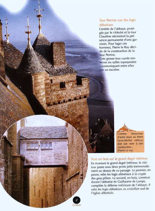 Tour Perrine, pont en bois