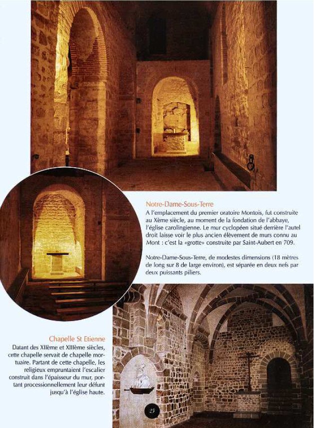 Notre dame sous terre, chapelle st etienne