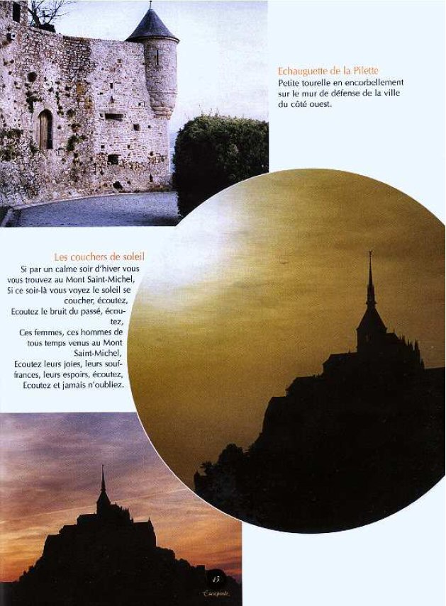 Coucher de soleil sur le Mont Saint Michel